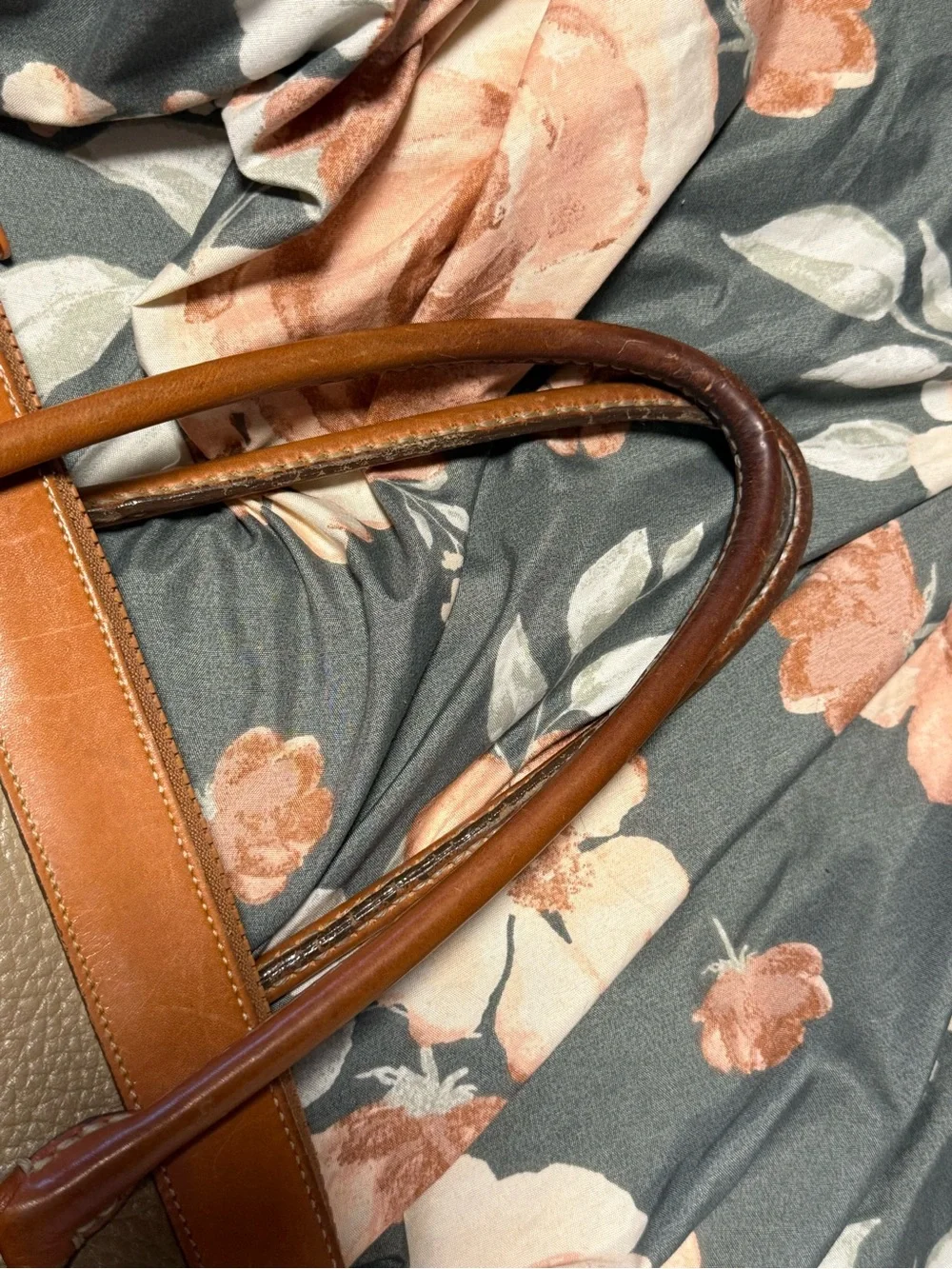 Vintage Dooney & Bourke All Weather Leather Handbag Tote Purse